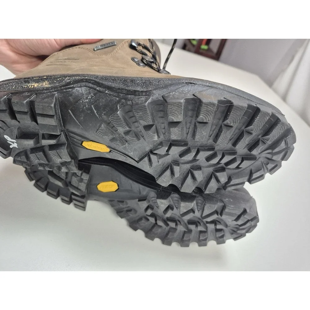 Zamberlan Boots Men's Size 10 Brown Nubuck Gore Tex Waterproof Vibram Winter